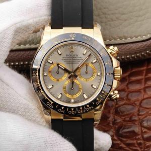 JH Rolex Super Universe Chronograph Daytona V6 Versión mejorada Cinta Hombre Reloj Mecánico para Hombre