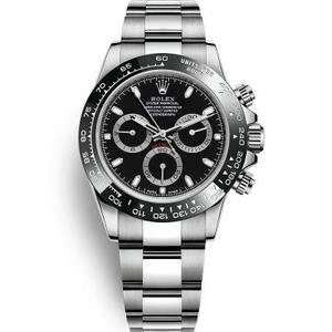 Rolex 116500LN-78590 Daytona 904 versión personalizada de acero 1:1 respetar el diseño original mecánico réplica reloj N fábrica v8