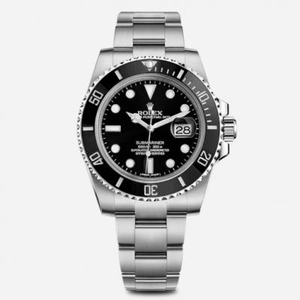 N factory Rolex Submariner serie V10 versión mejorada Blackwater Ghost 904 Steel Submariner Blackwater Ghost réplica.