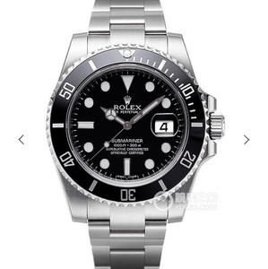 2018 modelo de explosión N factory v8 versión Rolex Submariner serie 116610LN-97200 Blackwater ghost reloj mecánico para hombres versión mejorada.