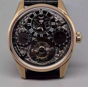 TF Zenith (serie de volantes verdadero) cuerda manual verdadero tourbillon mecánico