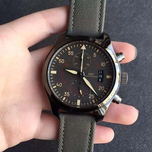 ZF Factory IWC Pilot Caja de cerámica de alta resistencia caja de cerámica pulida reloj mecánico