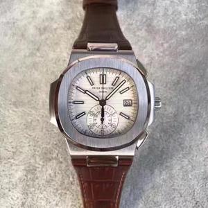 BP tuotettu Patek Philippe Nautilus Chronograph Shanghai 7750 Machine Change Cal.CH28-520 C Movement Miesten Watch