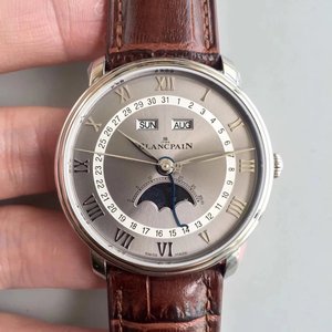 om tehdas uusi tuote Blancpain villeret classic series 6654 kuun vaihe näyttö alkuun uudelleenjulkaisu versio