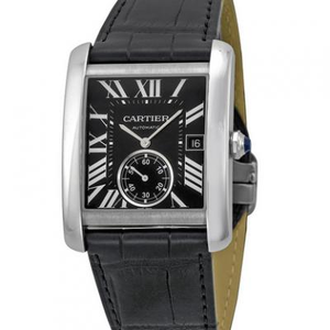 BF Factory Cartier Tank-sarjan W5330004 Andy Lau sama mekaaninen miesten katsella Black Edition