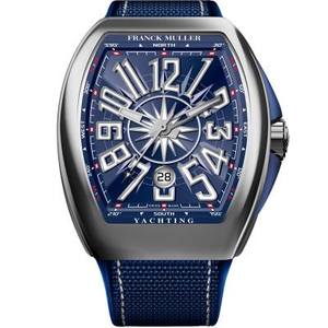 Franck Muller FM Vanguard Yachting V45? Venesarja 44x54 mm1., Nahkahihna,.