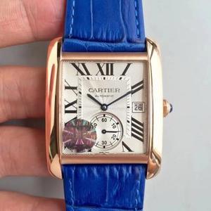 JF boutique CARTIER Andy Lau Sama V2 versio säiliösarjan automaattinen mekaaninen miesten katsella varustettu alkuperäinen 1904MC liike