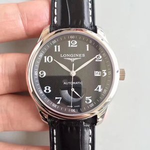 EF Factory Longines Master L2.708.4.78.3 -sarjan mustan kasvon miesten mekaaninen kellon kineettinen energianäyttö.