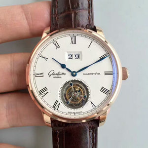 Yksi yhteen replica Glashütte Tourbillon mekaaninen miesten katsella senaattori Tourbillon Barcelona 2017