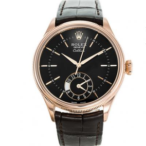 Rolex Cellini 50525 musta levy mekaaninen miesten kello. .