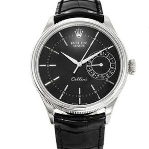 VF Rolex Cellini sarja 50519-0007 automaattinen mekaaninen miesten katsella (musta levy)