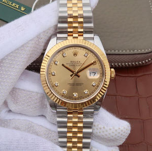 Evergreen tehdas replica Rolex Datejust sarja 126333 miesten mekaaninen katsella 18k kultaa