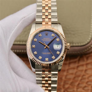 N Factory Rolex Datejust 36mm 14k Kulta-verhottu unisex katsella.