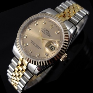 Yksi yksi Sveitsin replica Rolex Rolex Collection Edition automaattinen mekaaninen miesten katsella 18K kulta kulta kasvot dual kalenteri miesten katsella