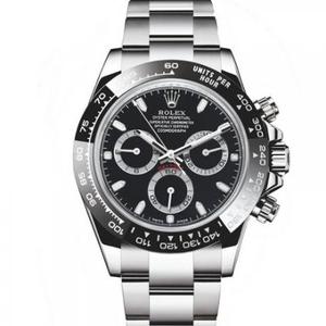 AR Factory Rolex Daytona-sarja 116500LN-0002 Musta Kasvot Classic Miesten mekaaninen katsella korkein laatu