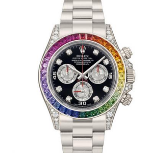 Rolex Daytona Rainbow 116599 RBOW mekaaninen miesten katsella.