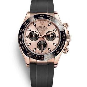 jf tehdas replica Rolex Daytona sarja m116515ln-0013 nousi kultaa miesten mekaaninen katsella