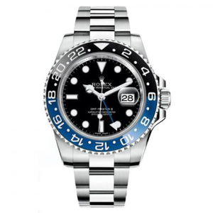 EW tehdas Rolex 116710BLNR-78200 Greenwich gmt toiminto miesten mekaaninen katsella