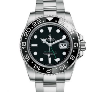 EW tehdas Rolex 116710LN-78200 Greenwich-sarjan musta keraaminen rengas miesten mekaaninen katsella