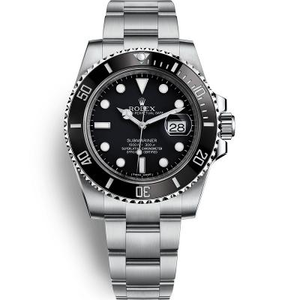 N Factory v8S versio Rolex Blackwater Ghost Submariner sarja 116610LN Black Ghost v7 päivitetty versio