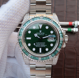 Rolex Submariner 116610LV Diamond Eurooppalainen ja amerikkalainen versio.V7 Ultimate Edition.