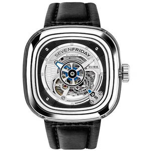 Seitsemän perjantaina SEVENFRIDAY-S1 / 01 nahkakello miesten kello automaattinen mekaaninen liike tiheä pohja