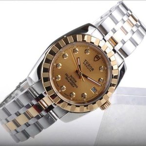 Tudor-kalenteri 38mm-sarja 21013-62583 samppanjalevy Diamond-automaattinen mekaaninen kello