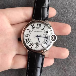 V6 factory cartier sininen ilmapallo keskipitkän 36mm vyö hyvät mekaaninen katsella