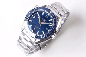 VS Factory Omega Keraaminen Ocean Universe 600m Miesten mekaaninen watch "Deep Sea Red and Blue"