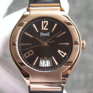 Piaget POLO-sarjan G0A31139, miesten mekaaninen katsella nousi kulta musta kasvot