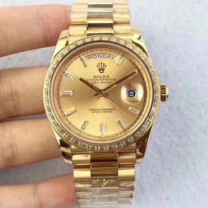 [Korkein laatu EW tehdas] Rolex Day-Date Series 228239 Miesten lehti Watch V2 Ultimate Edition automaattinen mekaaninen liike