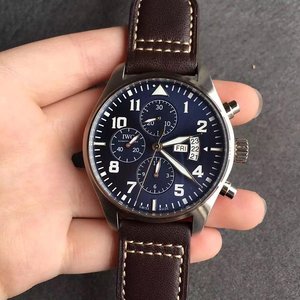 Zf Factory IWC Pilot Little Prince 3777-sarja 7750 automaattinen liike kaksinkertainen sininen pinnoite