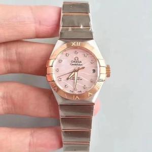 3S a produit OMEGA Constellation série PLUMA montre plume légère équipée de 8520 mouvement «Constellation» montre pour dames