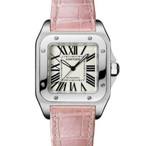 v6 Cartier Santos W20126X8 montre mécanique automatique pour dames