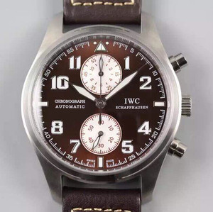 Montre pour homme IWC IWC Pilot Series Super Fighter Series 7750 à mouvement mécanique automatique