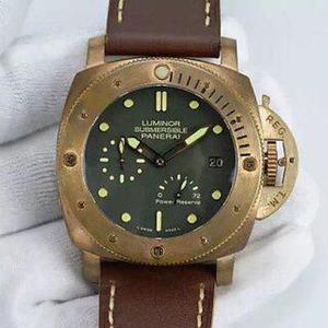 L'usine Panerai Bronze Pam507kw produit du bronze 382 avec affichage de l'énergie cinétique