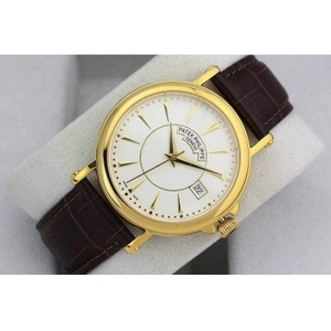 Swiss Patek Philippe watch 18K gold automatic mechanical transparent men's watch Swiss movement high imitation white surface