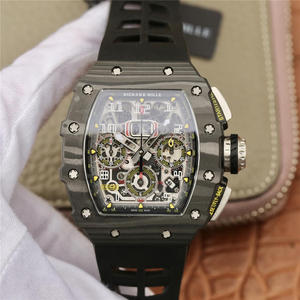 Montre mécanique pour hommes KV Richard Mille Miller RM11-03 Series (bande noire)