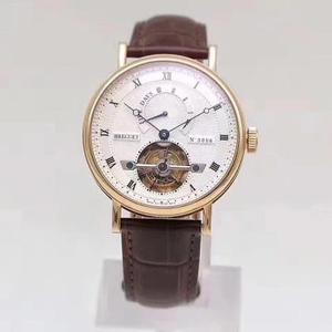 TF a produit le tourbillon automatique coaxial breguet L’un des rares tourbillon automatiques de tourbillon d’or rose montre