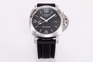 Montre mécanique pour homme VS Factory Top Replica Panerai Pam320 Visage noir lumineux à quatre aiguilles.