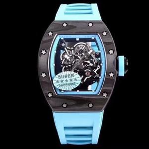 Usine KV Taiwan Richard Mille RICHARDMILLE version la plus forte RM055 Baba Watson. Spécial piste de course Tiffany Blue Abu Dhabi