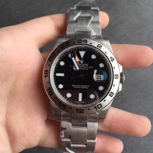 Rolex Explorer 2 Black Disc EXP-II Saphir Miroir Super Lumineux