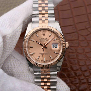 AR mhonarcha Rolex DATEJUST datejust 116234 féachaint ar ór macasamhail idir an leagan is foirfe