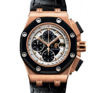 JF Audemars Piguet 26078 Sraith AP Nua Chronograph Eischósta Darach Ríoga 26078RO.OO.D002CR.01.