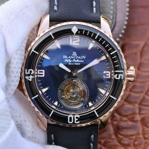 ZF Blancpain Caoga Cuardach Eagrán Tourbillon Faire na bhFear Atmaisféar Simplí Tourbillon 6-phointe Flywheel Simplí 45MM