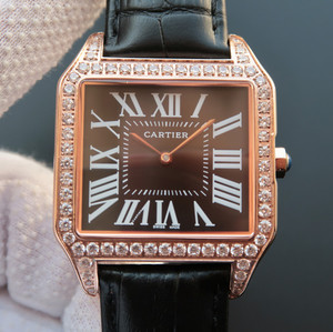 Cartier Santos (Santos) sraith WH100751 faire meicniúil neodrach (42MM)