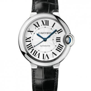 Cartier balún gorm W6900556 na mban faire meicniúil