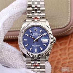 Sheol gm monarcha go sollúnta an bunaidh 36mm ROLEX DATEJUST Super 904L, an leagan uasghrádaithe is láidre den faire sraith Datejust