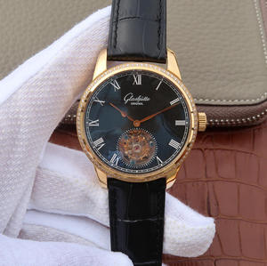 Glashütte Bunaidh Seanadóir Sraith 94-11-01-01-04 Real Tourbillon Watch 18k Óir Diamond Eagrán