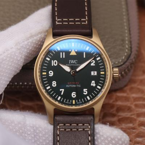 MKS IWC Spitfire Cré-umha Faire Shocks 39mmx10.5mm Crios Watch Uathoibríoch Gluaiseacht Meicniúil Faire na bhFear